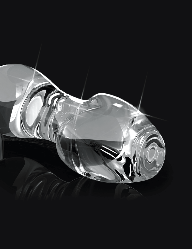 Icicles 72 Clear Glass Butt Plug | Pipedream - The Dildo Hub