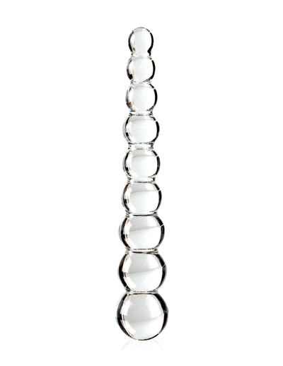 Icicles No. 2 Clear Glass Beads Dildo | Pipedream - The Dildo Hub