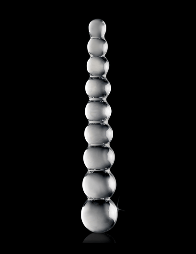 Icicles No. 2 Clear Glass Beads Dildo | Pipedream - The Dildo Hub