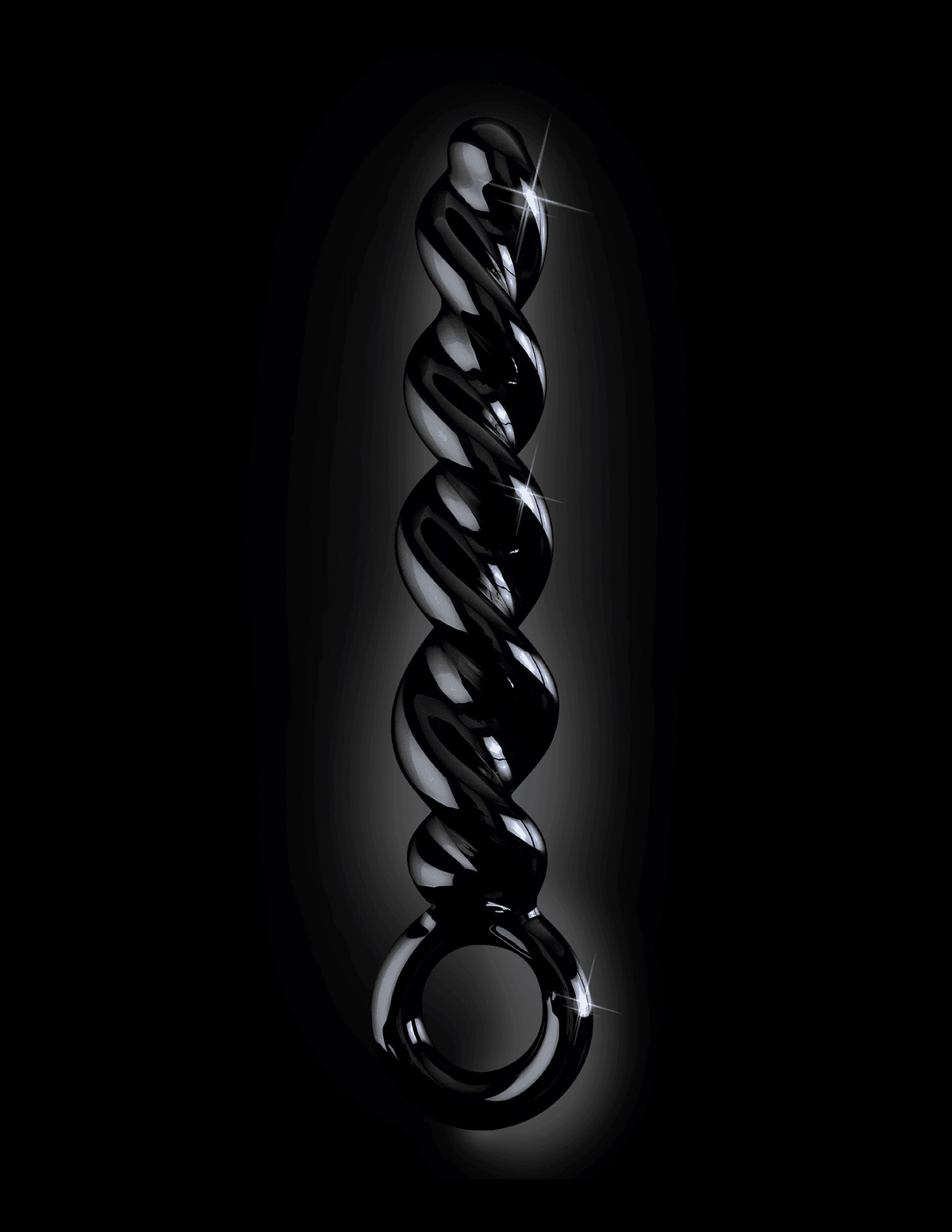 Icicles No. 39 Black Glass Dildo | Pipedream - The Dildo Hub