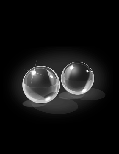 Icicles No. 41 Clear Glass Ben Wa Balls | Pipedream - The Dildo Hub