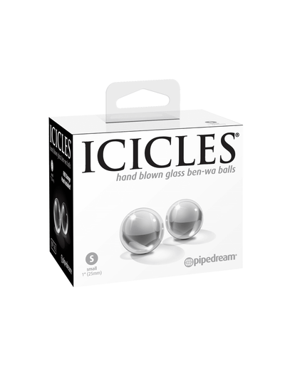 Icicles No. 41 Clear Glass Ben Wa Balls | Pipedream - The Dildo Hub