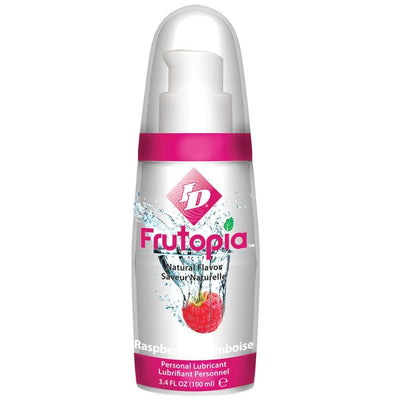 ID Frutopia Water-Based Natural Flavor - Raspberry 3.4 Oz - The Dildo Hub