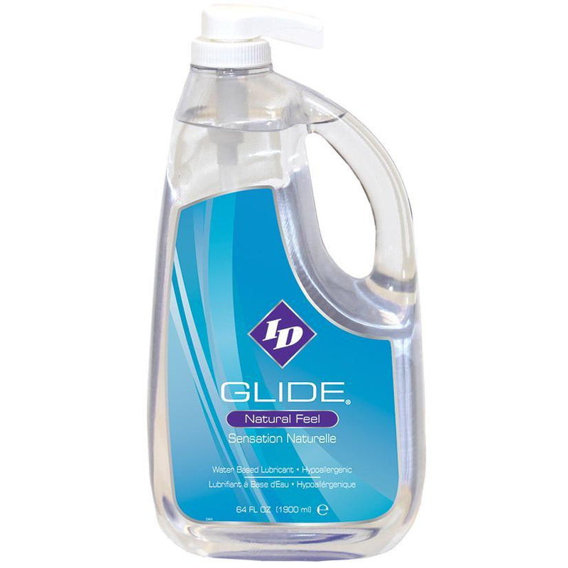 ID Glide Water Based Lubricant Pump Bottle 64 Fl. Oz. - The Dildo Hub