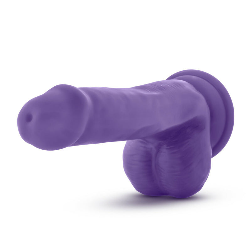 Au Naturel Bold Delight Purple Realistic Dildo - 6 Inches | Blush