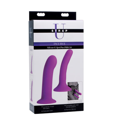 Incurve Silicone G-spot Duo Dildo Set - The Dildo Hub