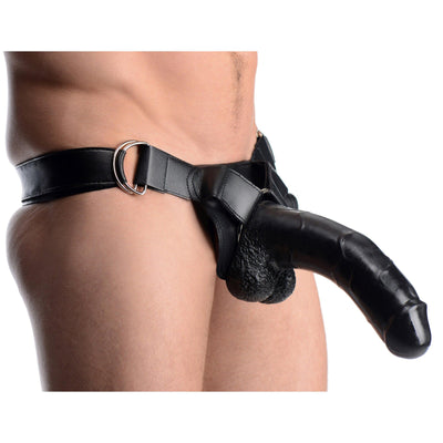 Infiltrator II Hollow Strap-On with 9 Inch Dildo - The Dildo Hub