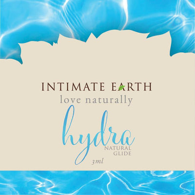 Intimate Earth Water-Based Hydra Natural Lubricant Foil 3ml - The Dildo Hub