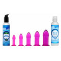 Anal Kit For Her | 5 Anal Plugs & 4 oz Anal Bleach & 4 oz Desensitizing Lube