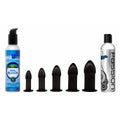 Anal Kit For Him | 5 Anal Plugs & 4 oz Anal Bleach & 4 oz Desensitizing Lube