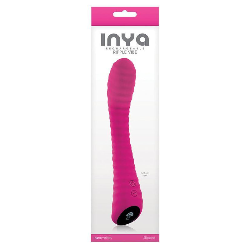 INYA Ripple Vibrator - Pink - The Dildo Hub