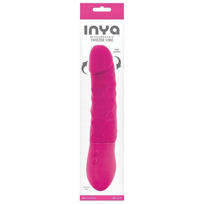 Inya - Twister Vibrator- Pink - The Dildo Hub