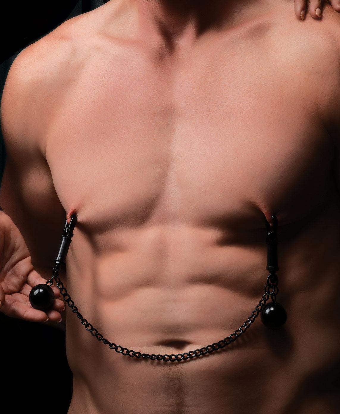 Isabella Sinclaire Clamps with Ball Weights and Chain - The Dildo Hub