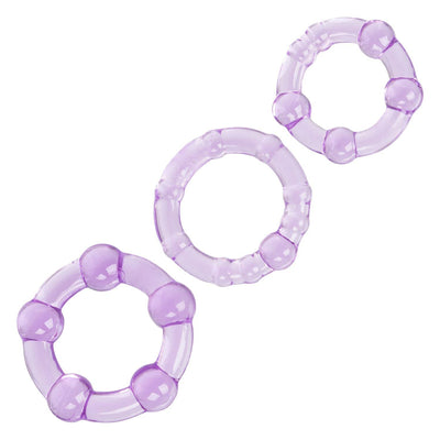 Island Cock Ring Set - Purple | CalExotics - The Dildo Hub