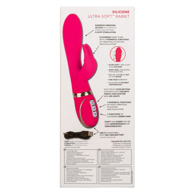 Jack Rabbit Signature Silicone Ultra-Soft Rabbit Vibrator 9" - The Dildo Hub