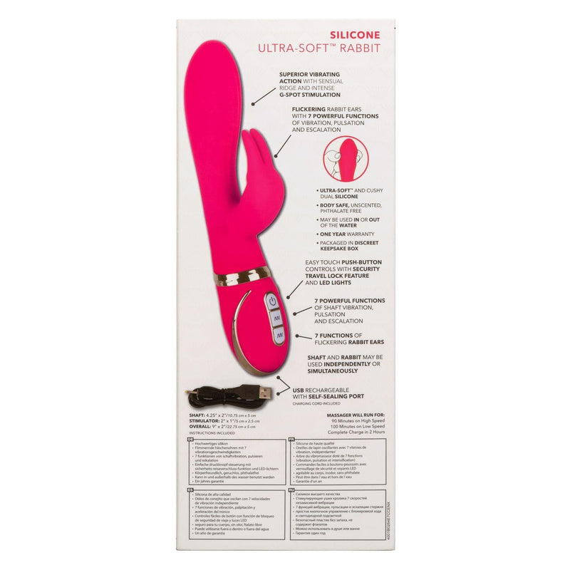 Jack Rabbit Signature Silicone Ultra-Soft Rabbit Vibrator 9" - The Dildo Hub