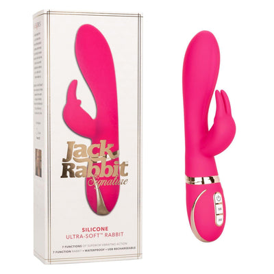 Jack Rabbit Signature Silicone Ultra-Soft Rabbit Vibrator 9" - The Dildo Hub