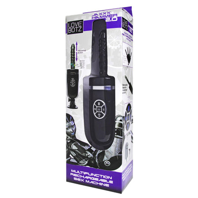 Jaxxx Hammer 2.0 Multifunction Rechargeable Sex Machine - The Dildo Hub