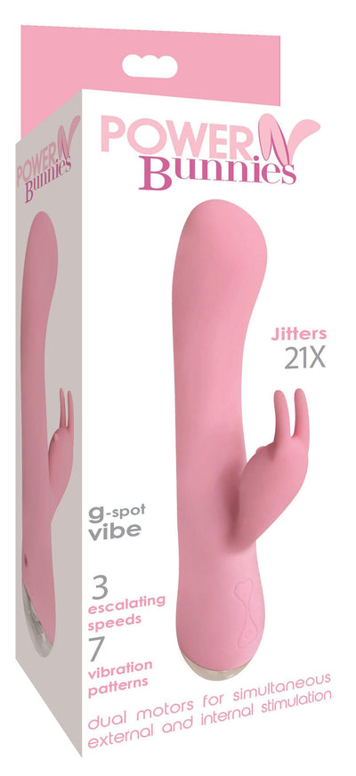 Jitters 21X Silicone Rabbit Vibrator - The Dildo Hub