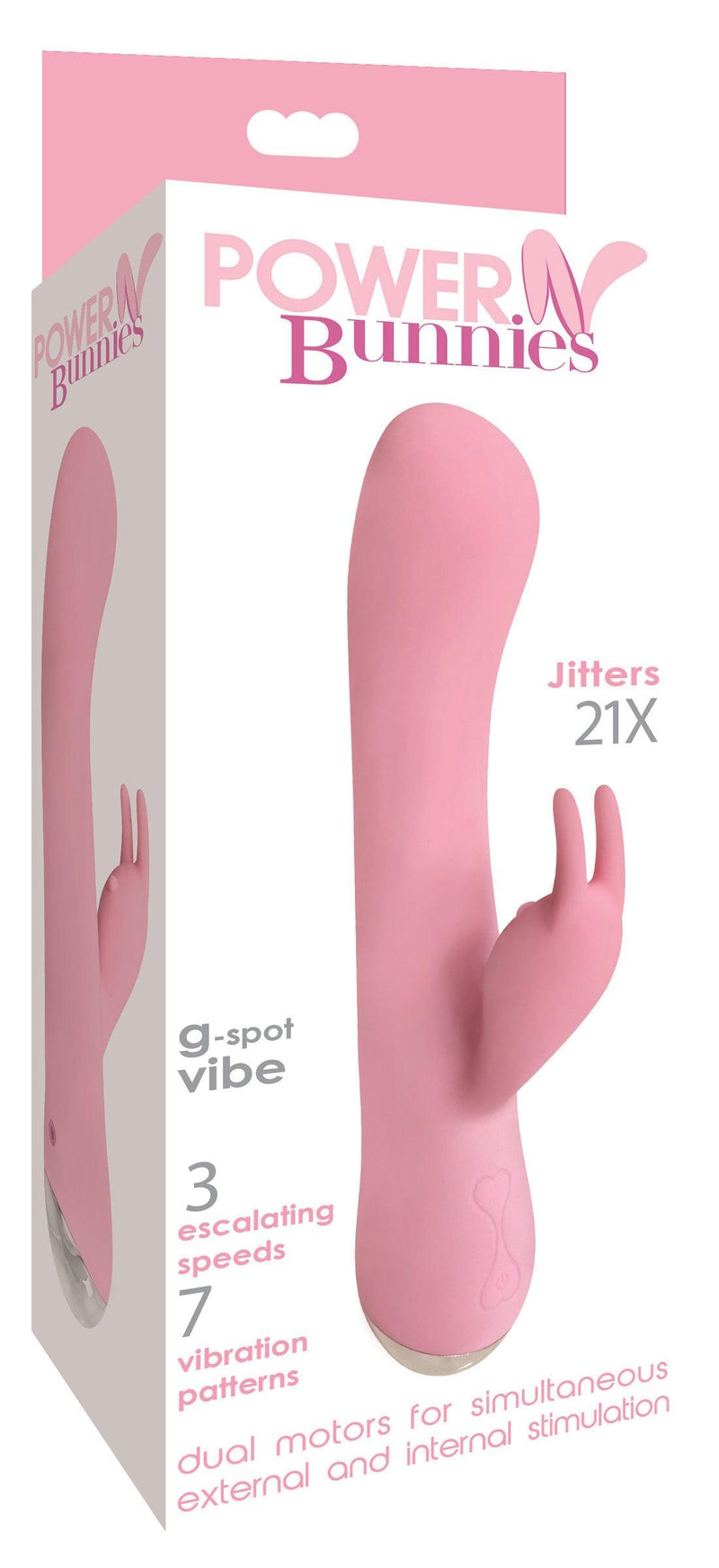 Jitters 21X Silicone Rabbit Vibrator - The Dildo Hub