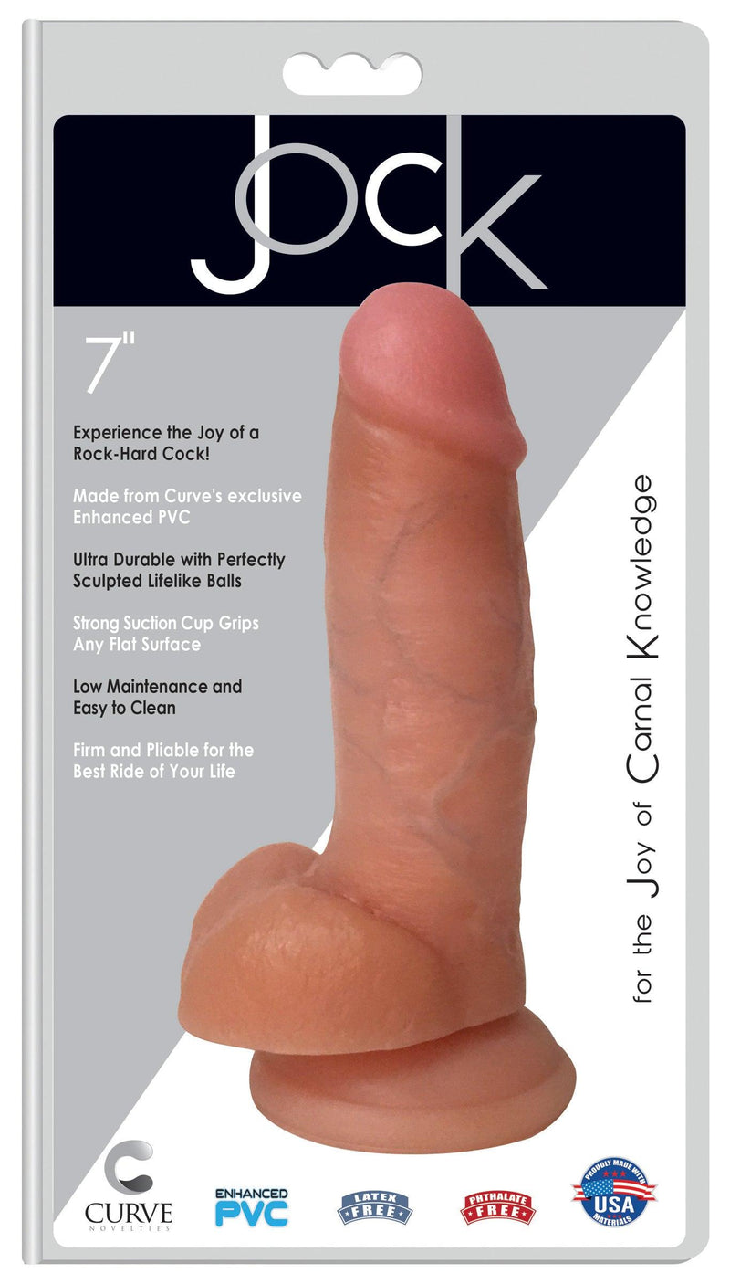 JOCK 7 Inch Dildo with Balls - The Dildo Hub