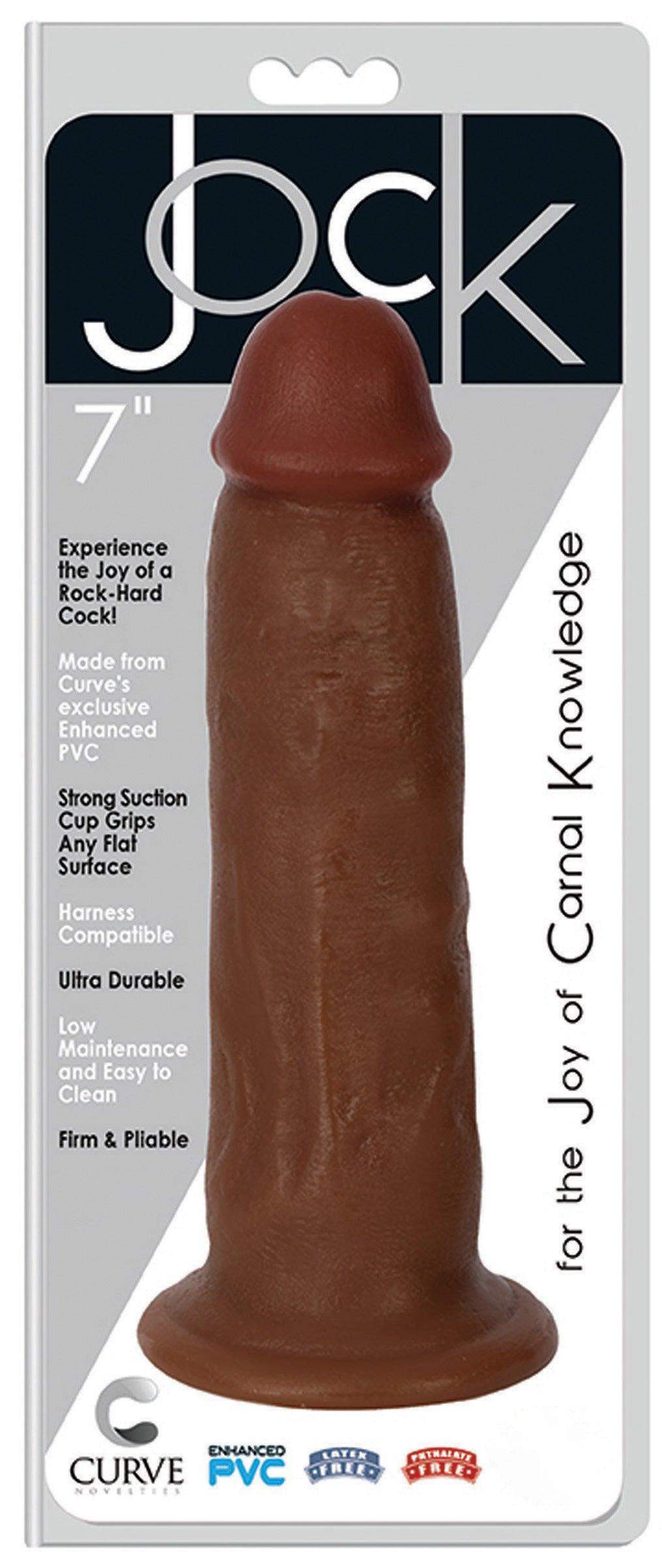 JOCK 7 Inch Dong- Brown - The Dildo Hub