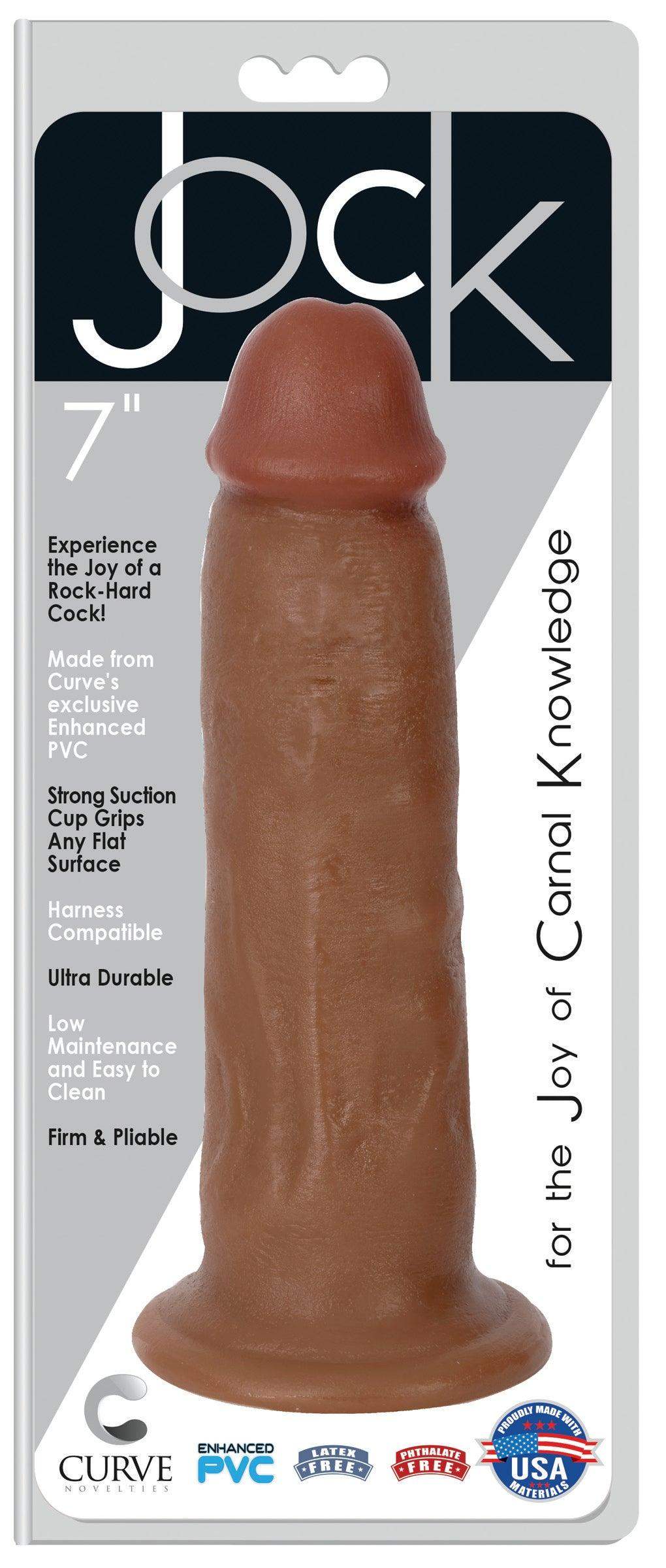 Jock 7 Inch Suction Cup Dildo Realistic - Medium - The Dildo Hub