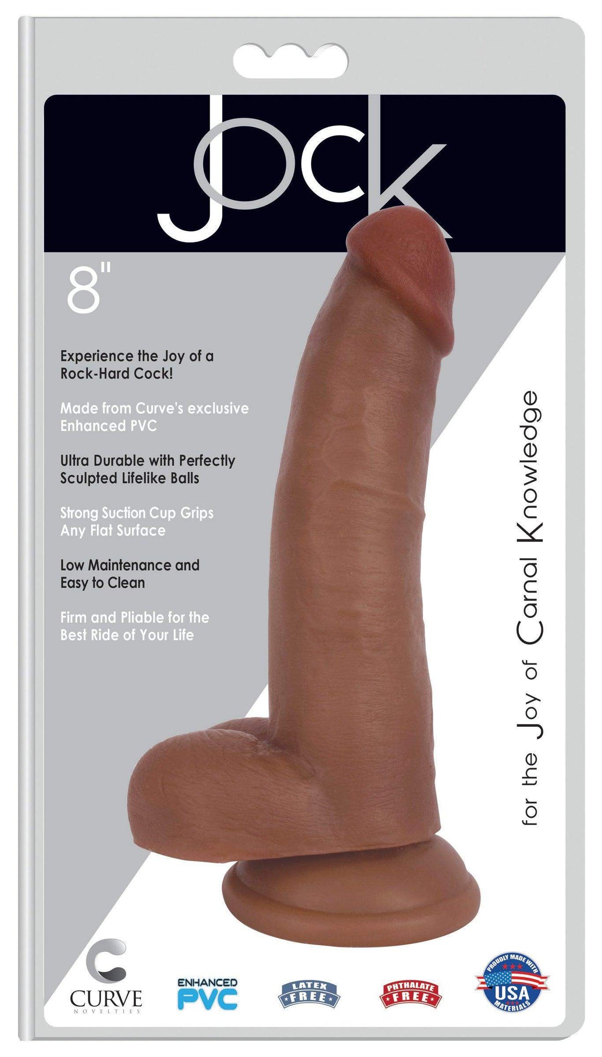 Jock 8 Inch Dildo with Balls - The Dildo Hub