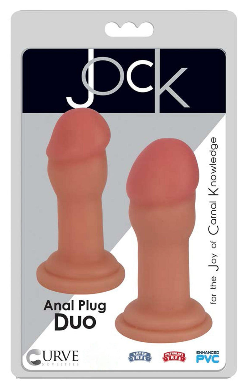 JOCK Anal Plug Duo Flesh - The Dildo Hub