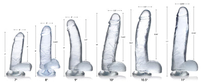 Jock C-Thru Realistic Dildo - 9 Inch - The Dildo Hub