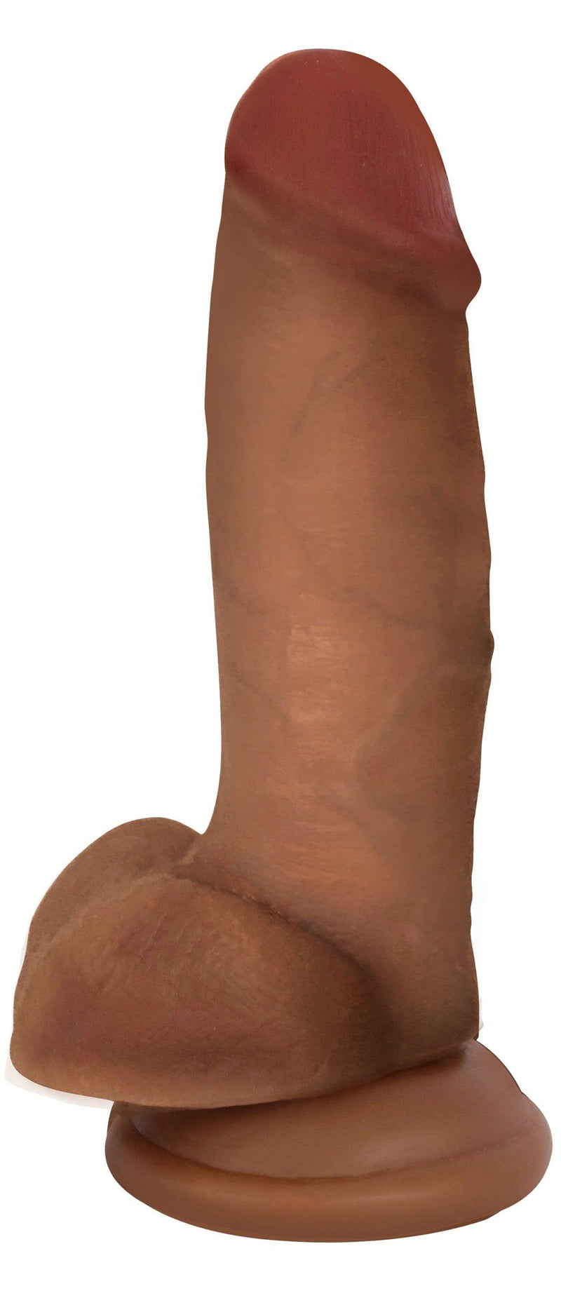 Jock Dark Bareskin Dildo with Balls - 7 Inch - The Dildo Hub