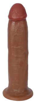 Jock Dark Bareskin Realistic Dildo - 9 Inch