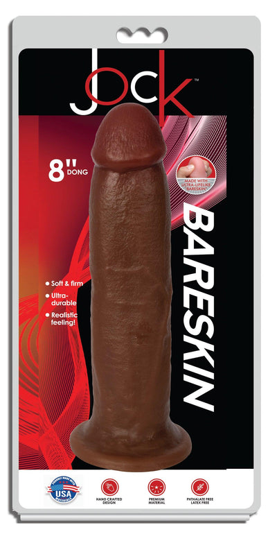 Jock Dark Bareskin Realistic Dildo - 9 Inch - The Dildo Hub