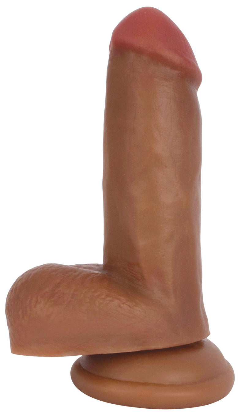 Jock Medium Suction Cup Dildo with Balls - 6 Inch - The Dildo Hub