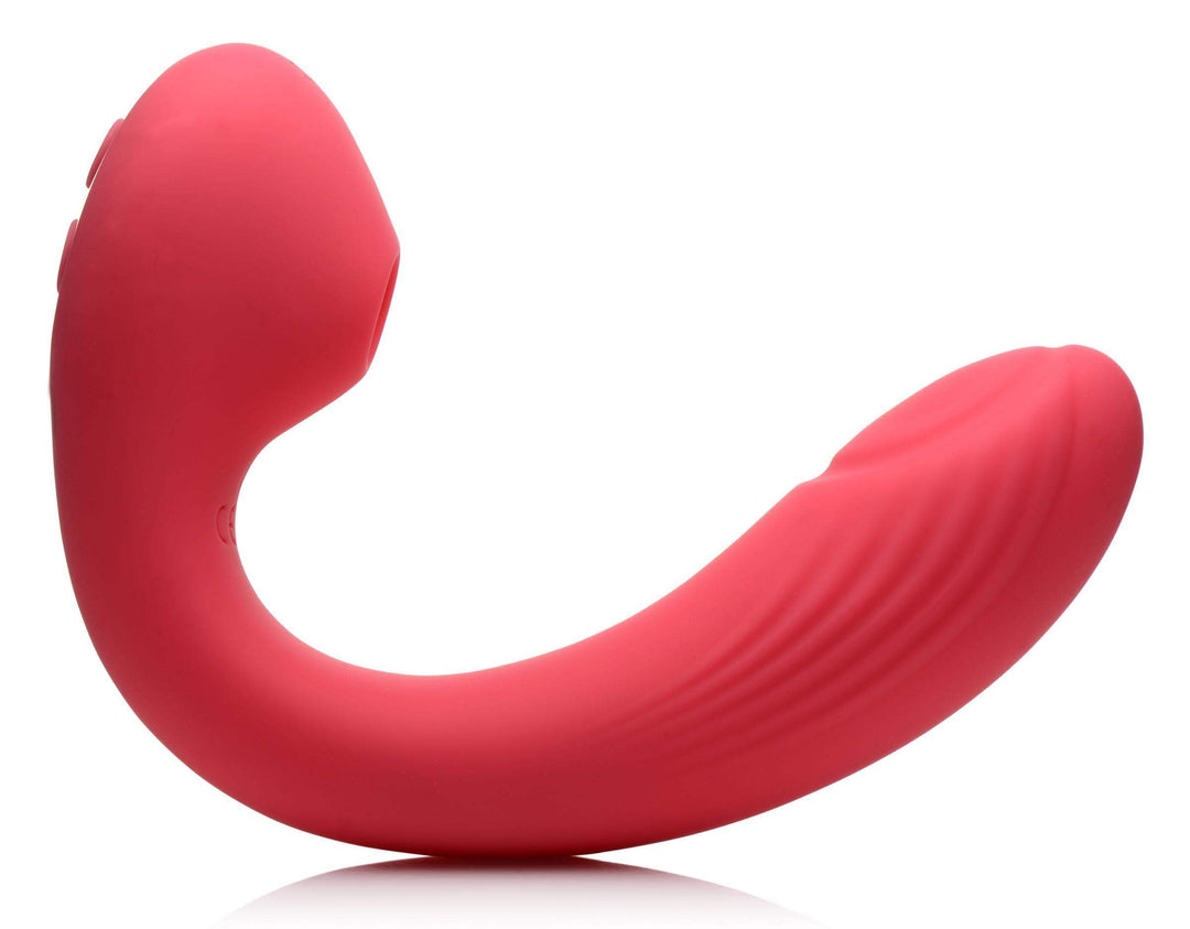 Joy-Pulse 7X Pulsing Silicone Air-Stim Vibrator - The Dildo Hub