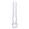 Joystick Clear Glass Dildo
