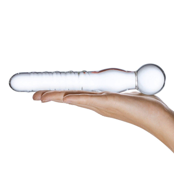 Joystick Clear Glass Dildo - The Dildo Hub