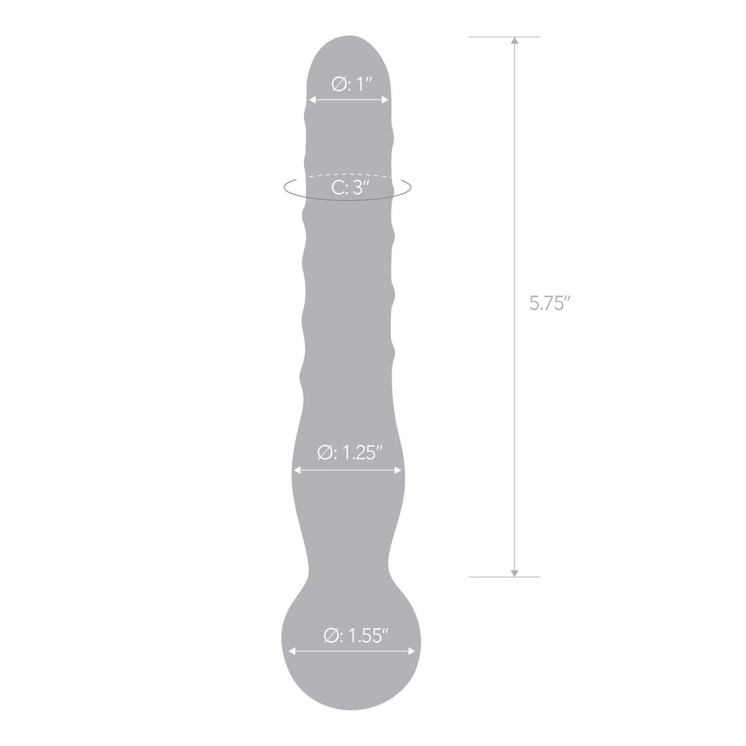 Joystick Clear Glass Dildo - The Dildo Hub