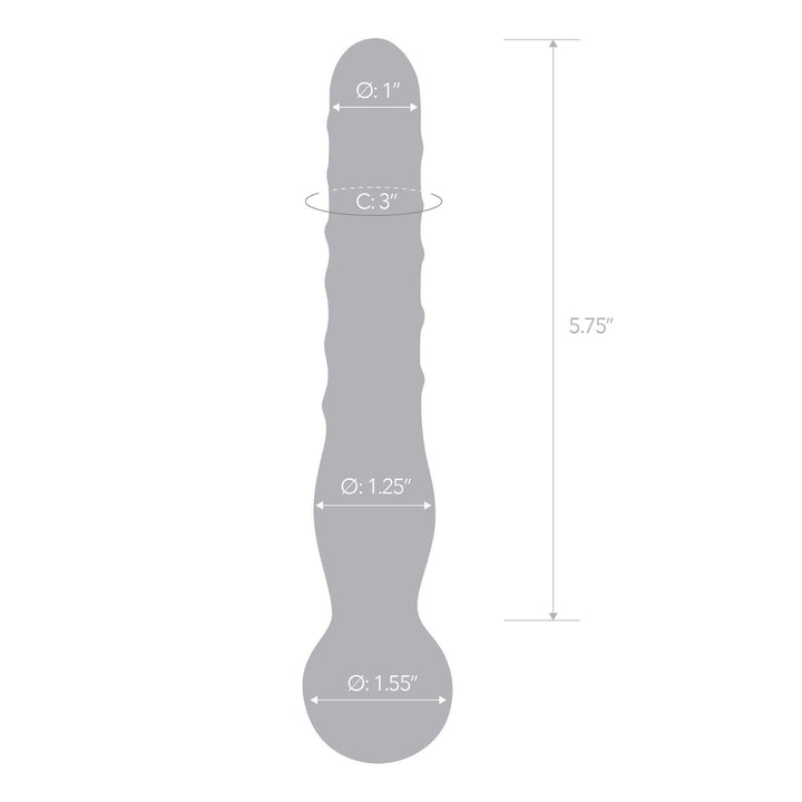 Joystick Clear Glass Dildo - The Dildo Hub
