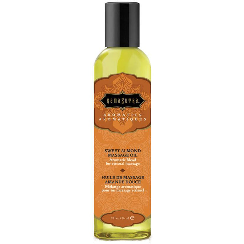 Kamasutra® Aromatic Massage Oil - Sweet Almond - 8 Fl. Oz. - The Dildo Hub