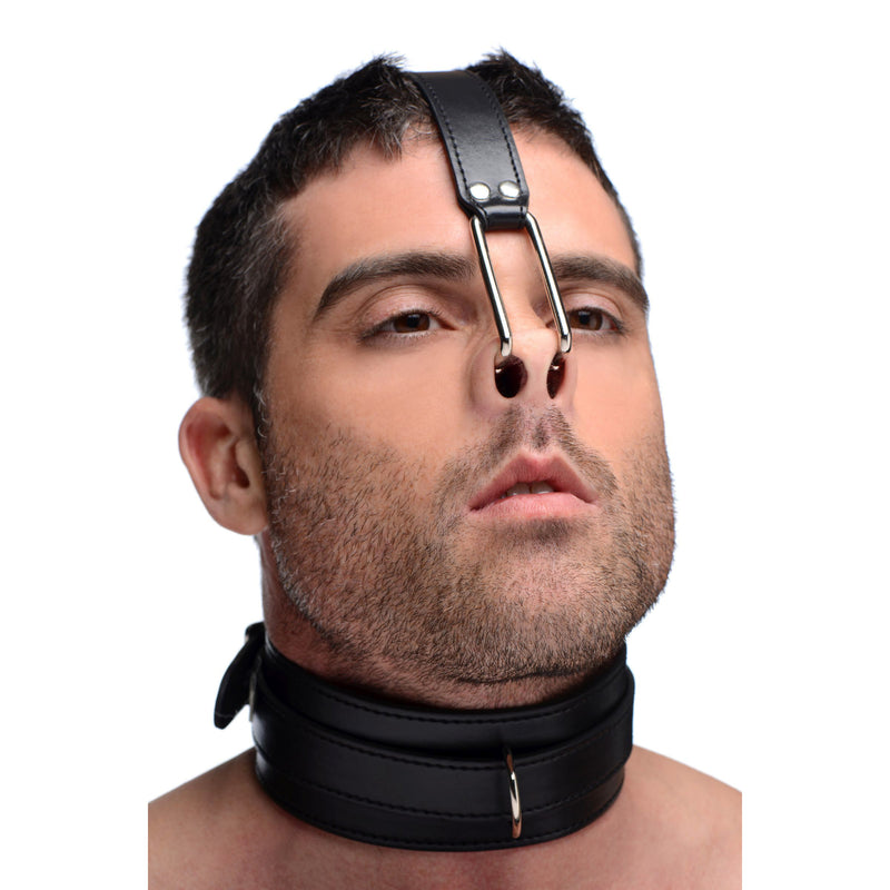 Collar with Nose Hook bondage-collars from Master Series