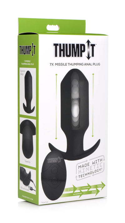 Kinetic Thumping 7X Missile Anal Plug - The Dildo Hub