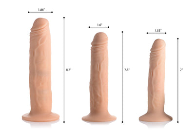 Kinetic Thumping 7X Remote Control Dildo - Medium - The Dildo Hub