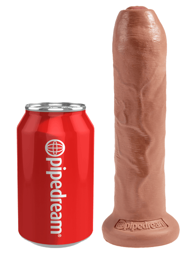 King Cock 7 Inch Uncut - Tan - The Dildo Hub