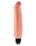 King Cock 8 Inch Vibrating Stiffy Flesh