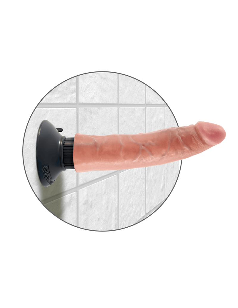 King Cock Vibrating Realistic Dildo - 7 Inches | Pipedream - The Dildo Hub