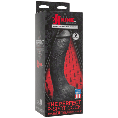 KINK by Doc Johnson - The Perfect P-Spot Cock With Removable Vac-U-Lock™ Suction Cup - The Dildo Hub