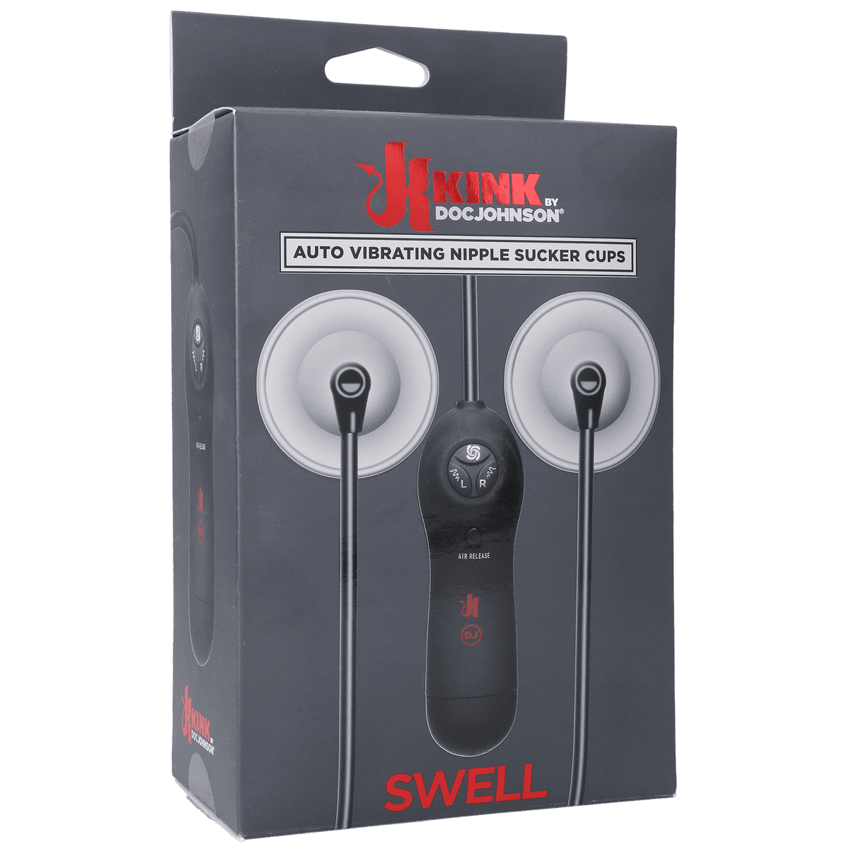 Kink Swell Auto Vibrating Nipple Sucker Cups | Doc Johnson - The Dildo Hub