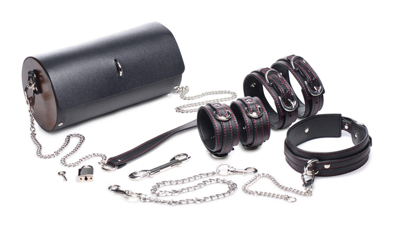 Kinky Clutch Black Bondage Set with Carrying Case - The Dildo Hub