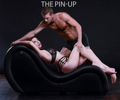 Kinky Couch Sex Chaise Lounge - Black - The Dildo Hub